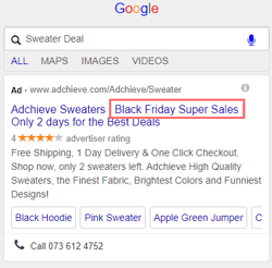 Ad customizers for text ads