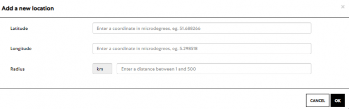 Search Ads 3.0 location based structure