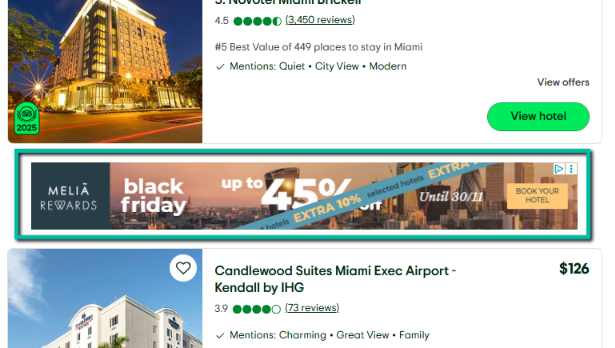Tripadvisor Display Ad