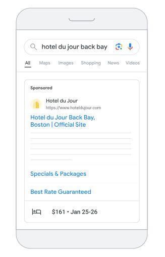 Nieuwe functies in Google Ads voor travel advertenties
