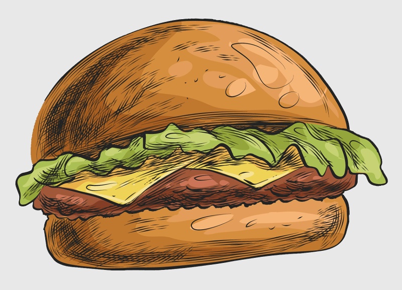 burger structure plain burger-1